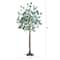 4ft. Pre-Lit Artificial Eucalyptus Tree with Warm White LED Lights